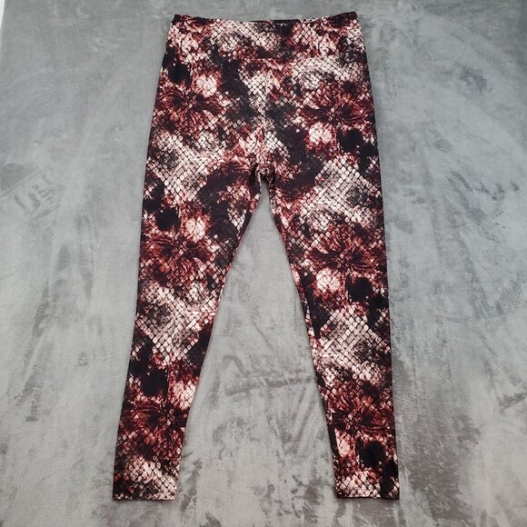 Lot of 3 LuLaRoe Womens Tall & Curvy 2 TC2 Excellent Buttery Soft Leggings Print - Picture 7 of 10